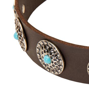 Blue-Stones Leather Schutzhund Dog Collar