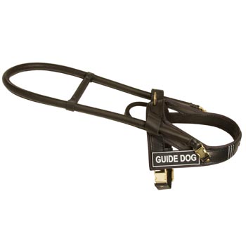 Schutzhund Dog Guid Harness Leather for Dog Assistance