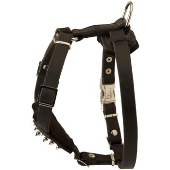 Schutzhund Dog Leather Harness for Puppy Walking and Training