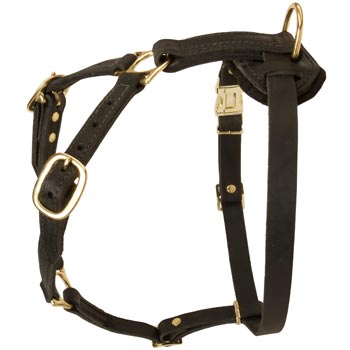 Tracking Leather Dog Harness for Schutzhund Dog