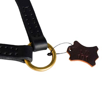 Schutzhund Dog Leather Coupler with Rust-proof O-ring