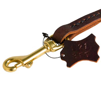 Rustproof Snap Hook for leather Schutzhund Dog Leash