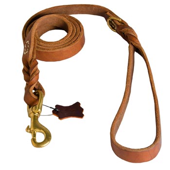 Leather Leash for Schutzhund Dog Successful Schutzhund Training