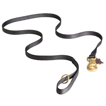 All Weather Nylon Leash for Schutzhund Dog Tracking and Training