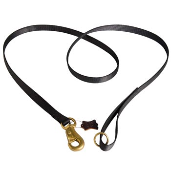 Dog Leash Nylon for Schutzhund Dog Everyday Walking 